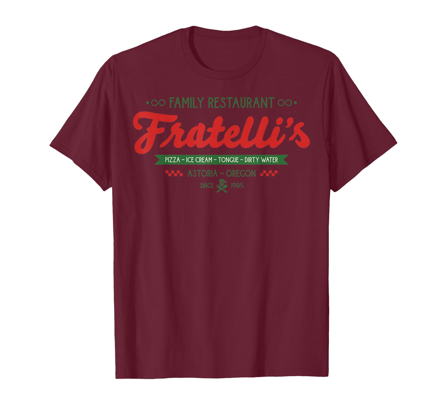 Vintage Fratellis Family Restaurant Astoria Oregon T-Shirt