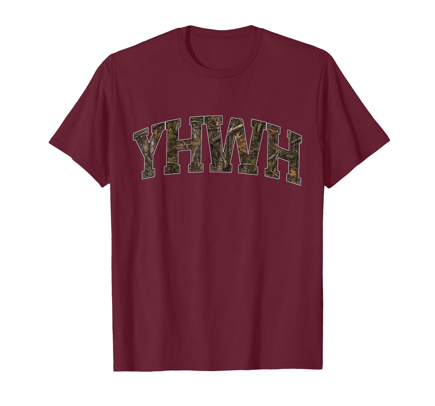 Camouflage YHWH Yahweh Christian Camo Hunting T-Shirt
