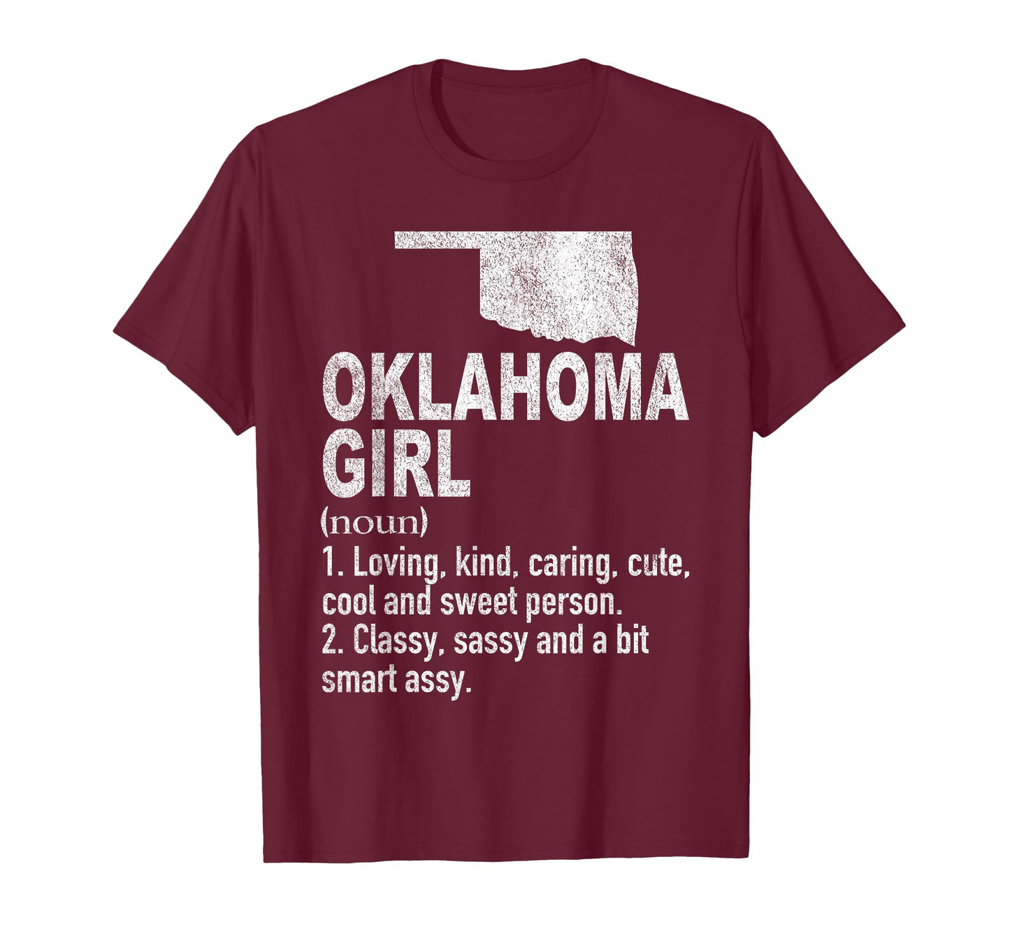 Oklahoma Girl Definition Funny Hometown Home Oklahoma T-Shirt