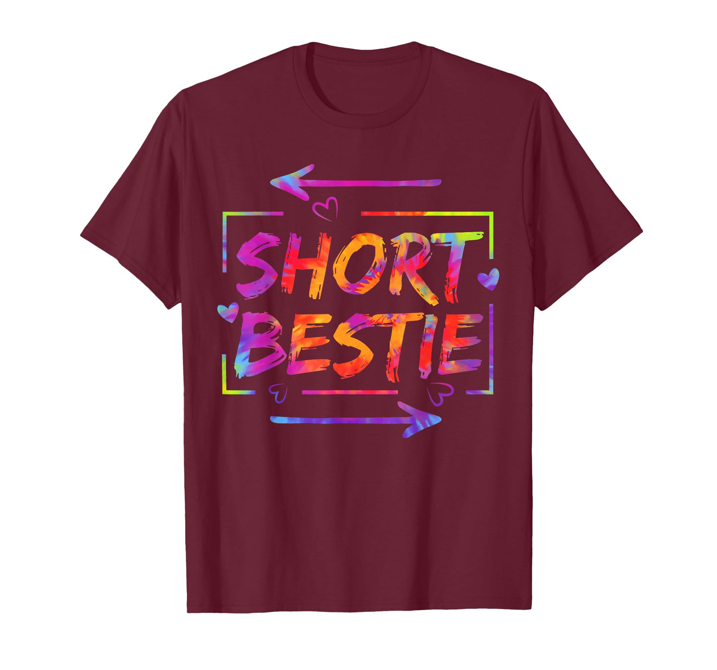 Best Friend Matching Tall Short Bestie Besties Matching BFF T-Shirt