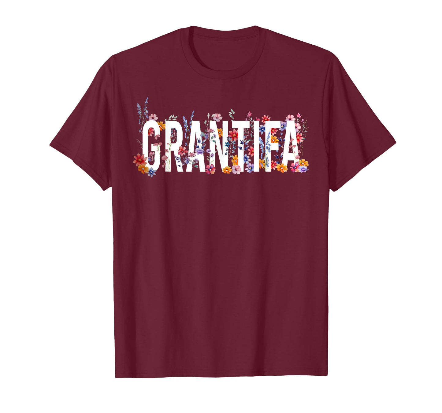 Funny I Am Grantifa Vintage Floral Women T-Shirt