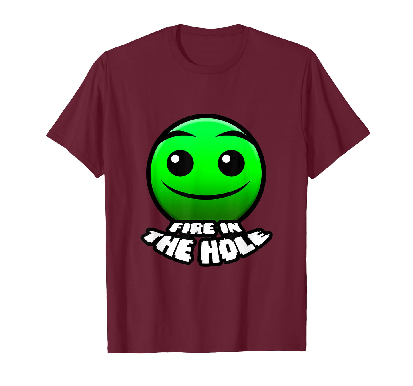 fire in The Hole,Dash Video Game, Geometry T-Shirt