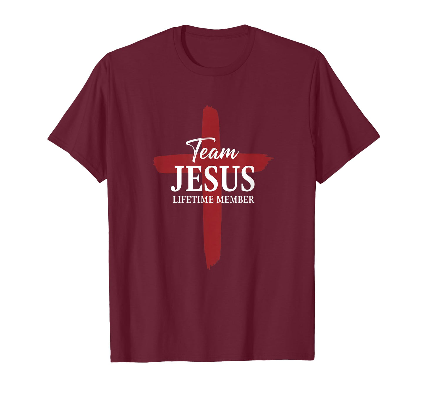 Christian Team Jesus Lifetime Member Cross Faith T-Shirt