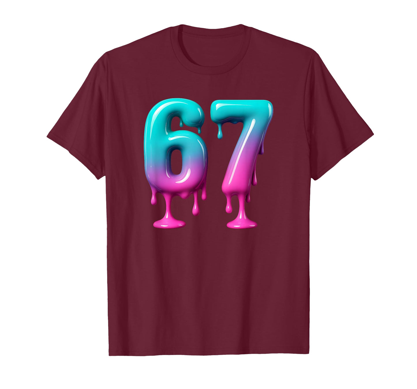 Six Seven 67 Meme for Gen Alpha Kids and Adults 6 7 T-Shirt