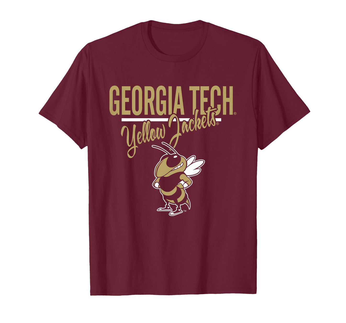 Kids Georgia Tech Yellow Jackets Kid's Mascot Navy T-Shirt