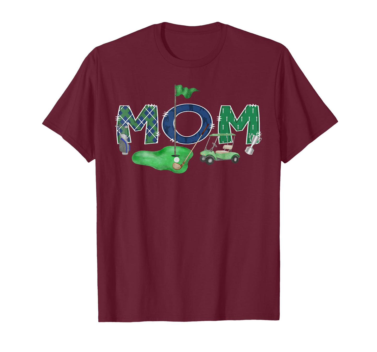 Golf Mom Hole in One Golf 1st Birthday Boy Party T-Shirt