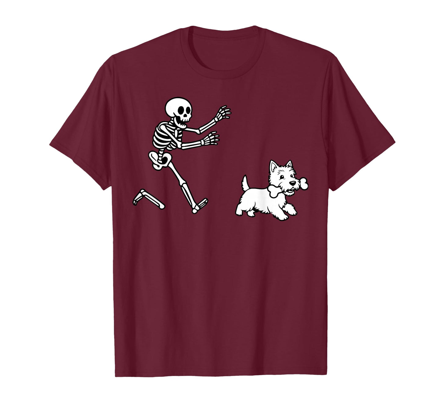 Funny Wesite Running Skeleton T-Shirt