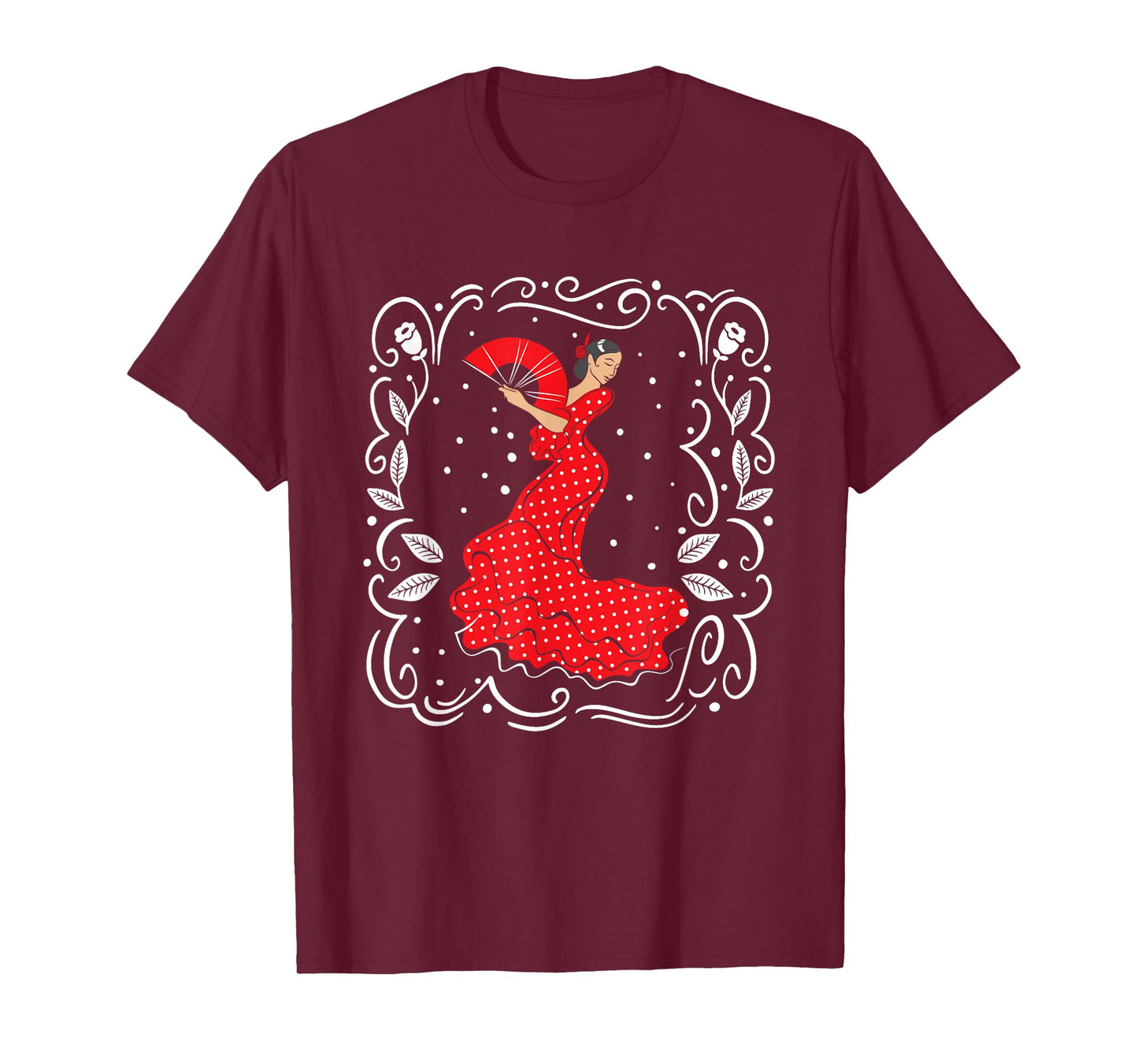 Beautiful Spain Woman | Flamenco Dancer T-Shirt