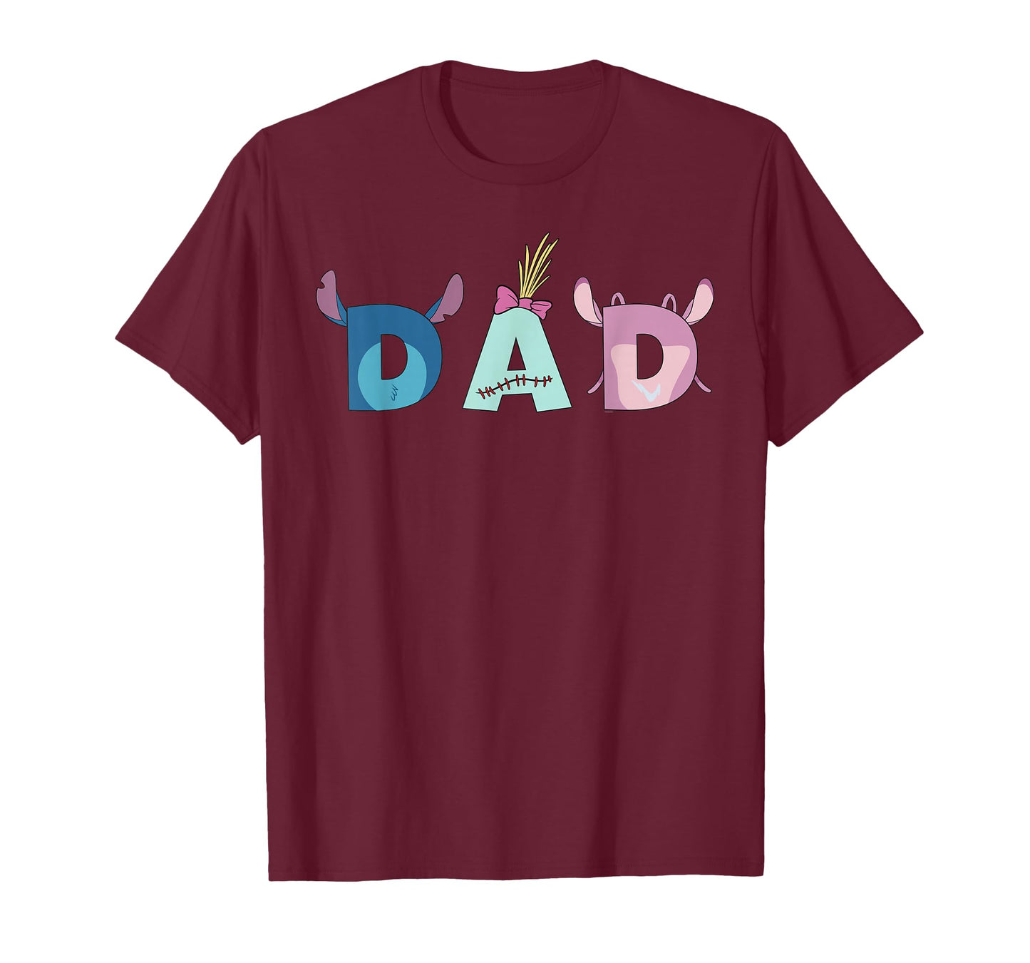 Disney Lilo & Stitch "Dad" Father's Day Birthday Family Trip T-Shirt
