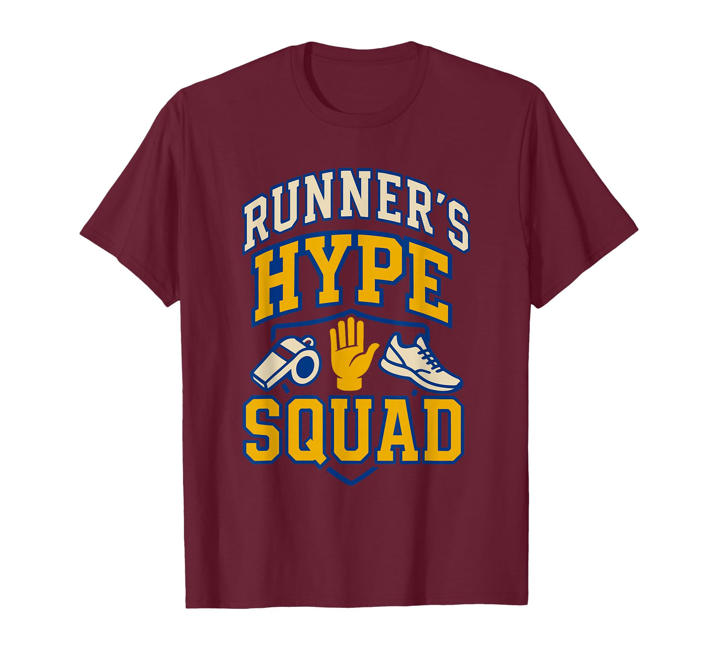 Marathon Supporter Race Day Cheer Squad Running Motivation T-Shirt