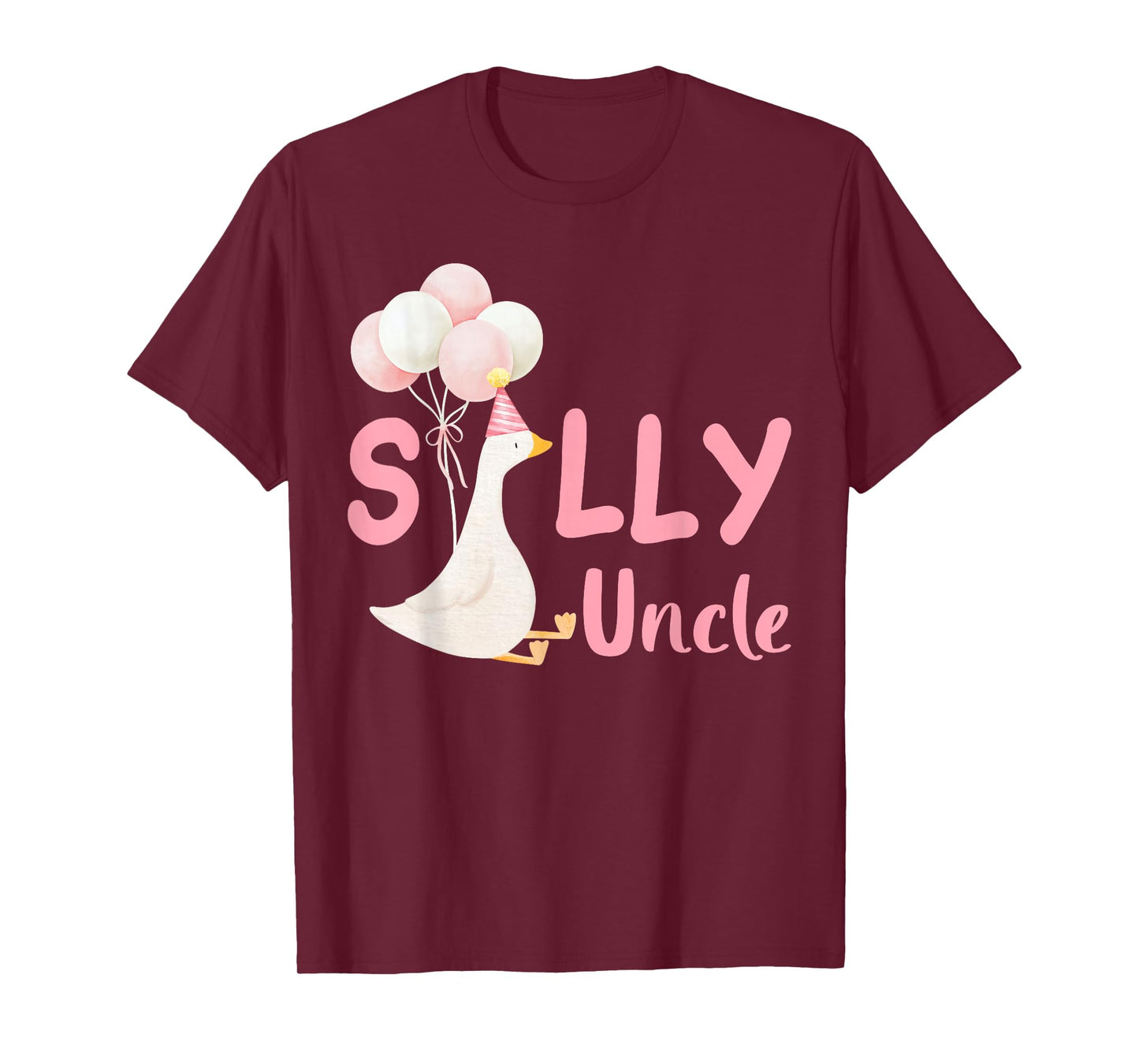 Silly Uncle Goose Family Matching Birthday Squad Crew T-Shirt