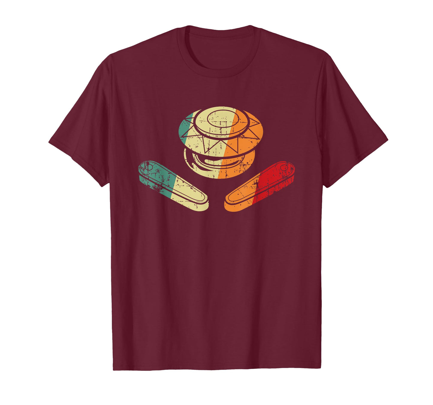 Vintage Pinball Funny Pinballer Machine Flipping Ball Lovers T-Shirt