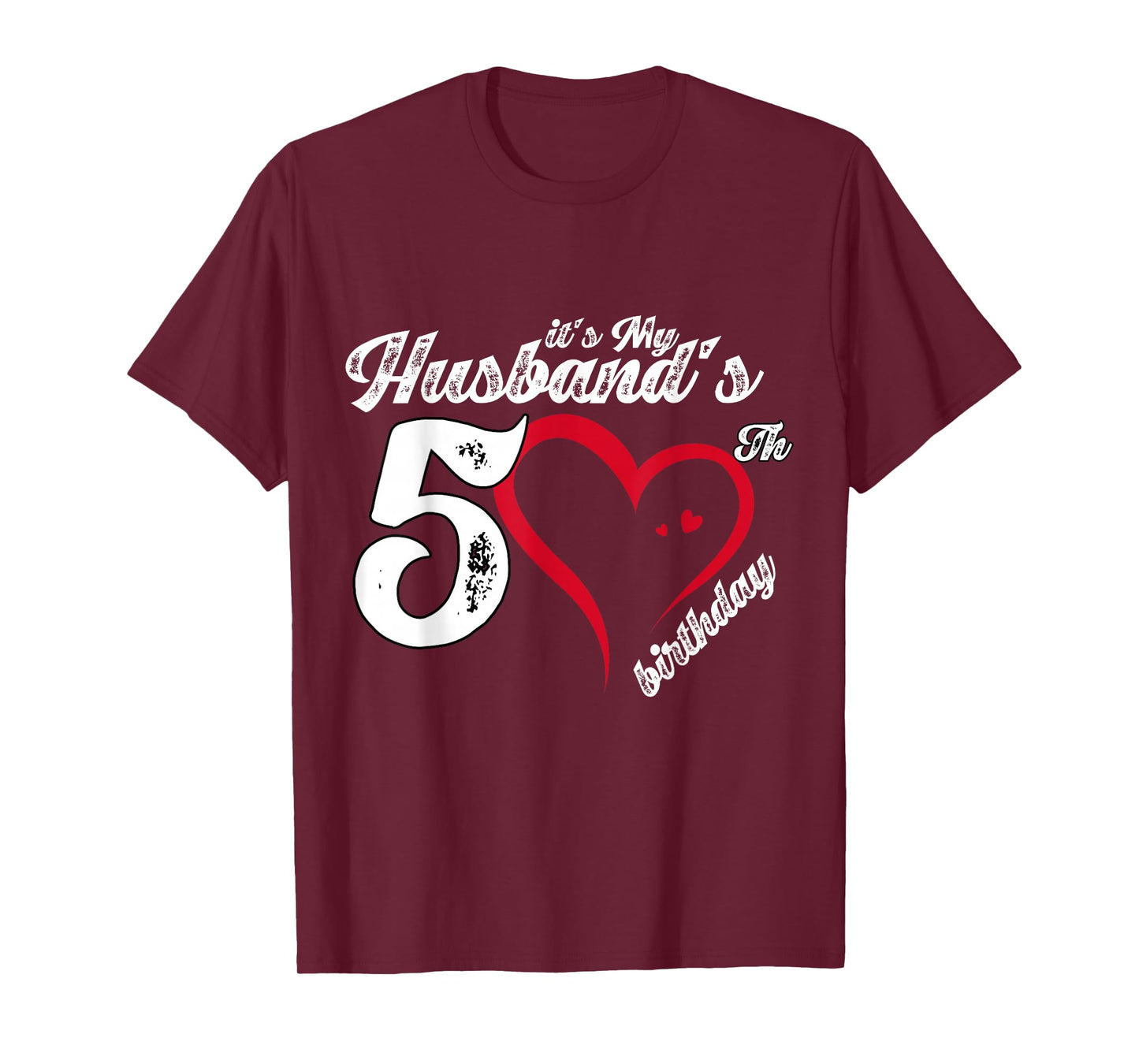 It's My Husband's 50th Birthday Vintage 50th Birthday T-Shirt
