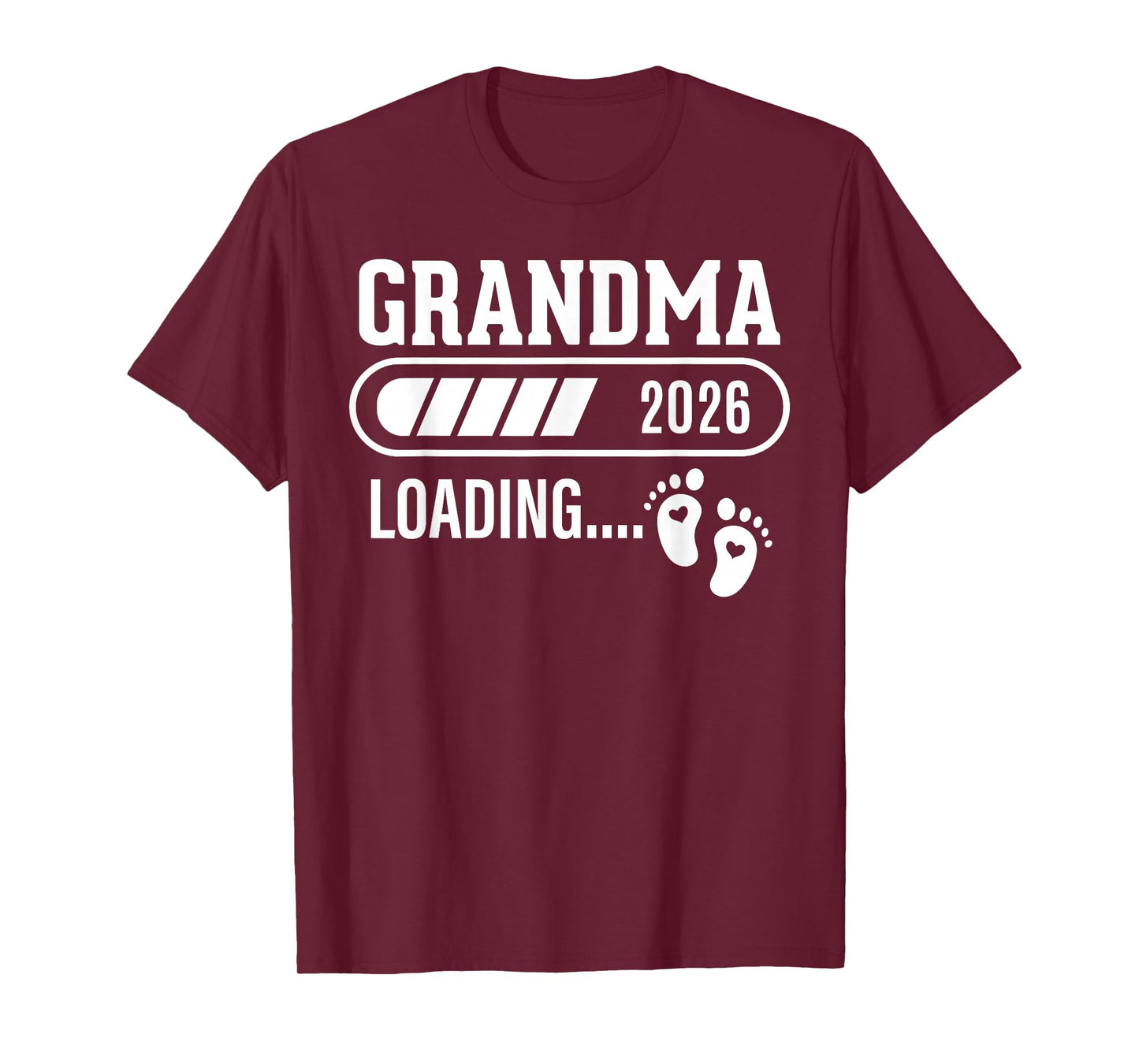Grandma 2026 Loading First Time Grandma Baby Announcement T-Shirt
