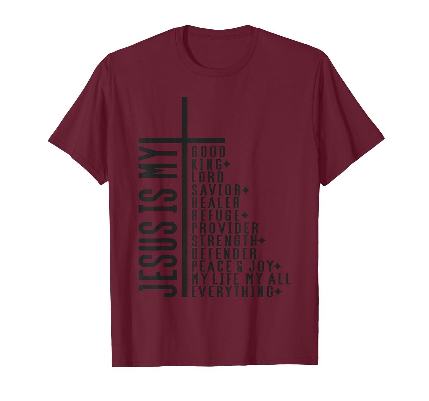 Retro Jesus is My Savior Christian - Faith Bible Verse Cross T-Shirt