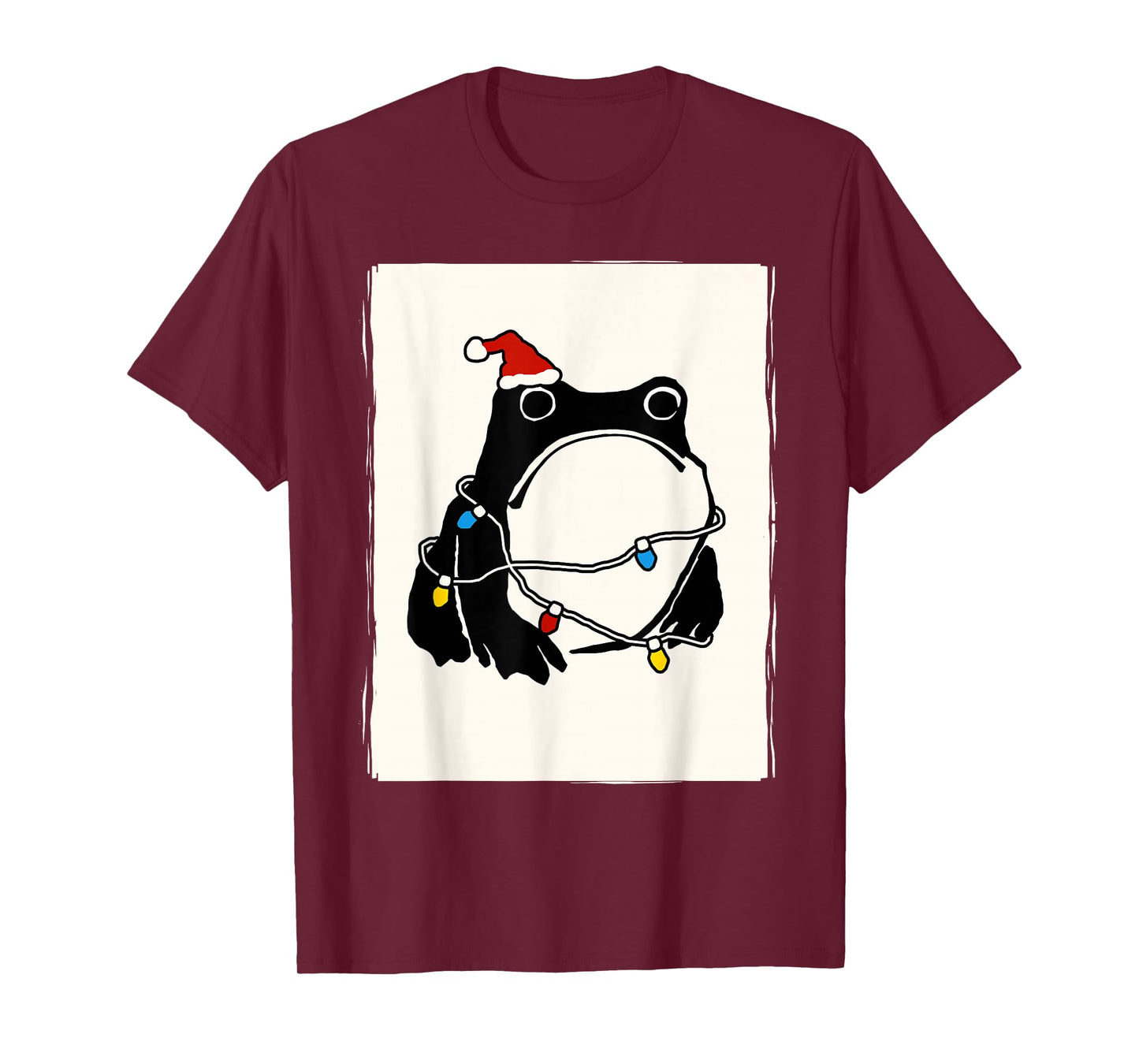 Japanese Art Frog Men Women Kids Funny Ugly Christmas T-Shirt