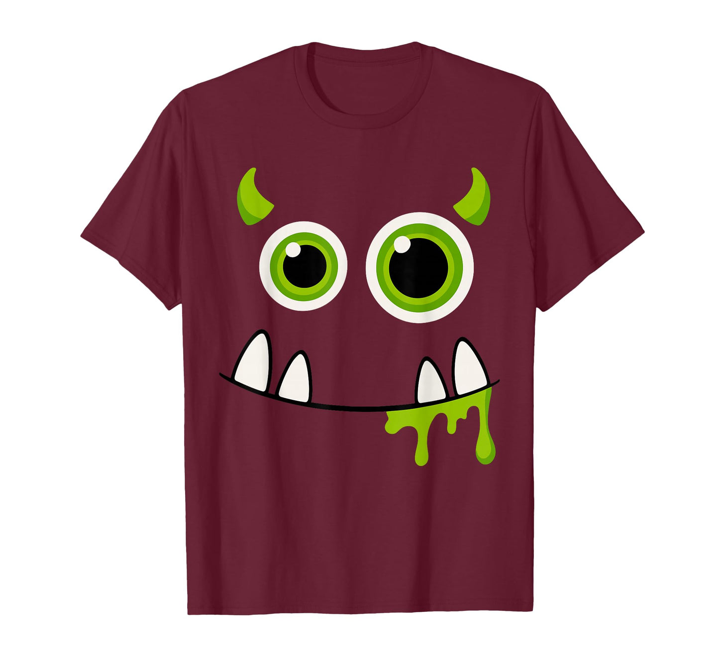 Monster Costume for Boys, Funny Eyes Teeth Halloween Cartoon T-Shirt