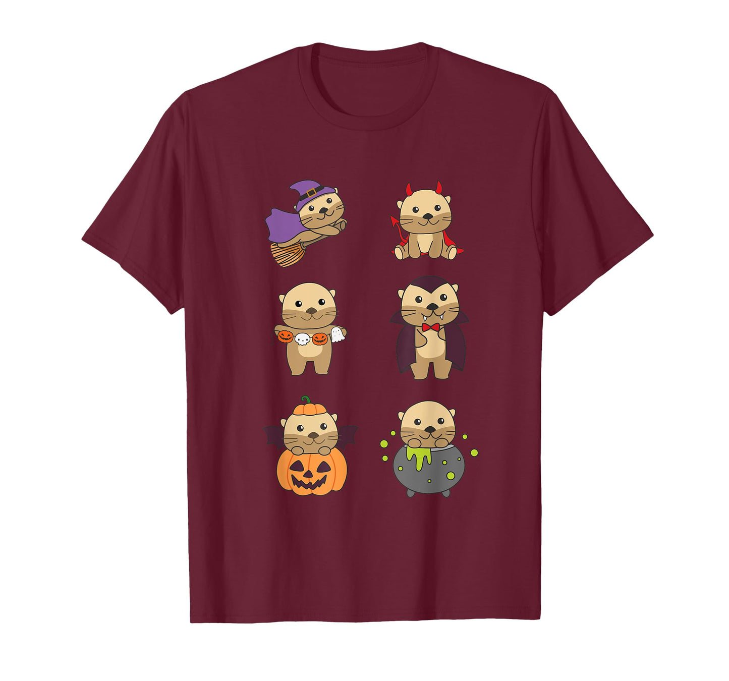 Otter Halloween Costume Otter Halloween T-Shirt