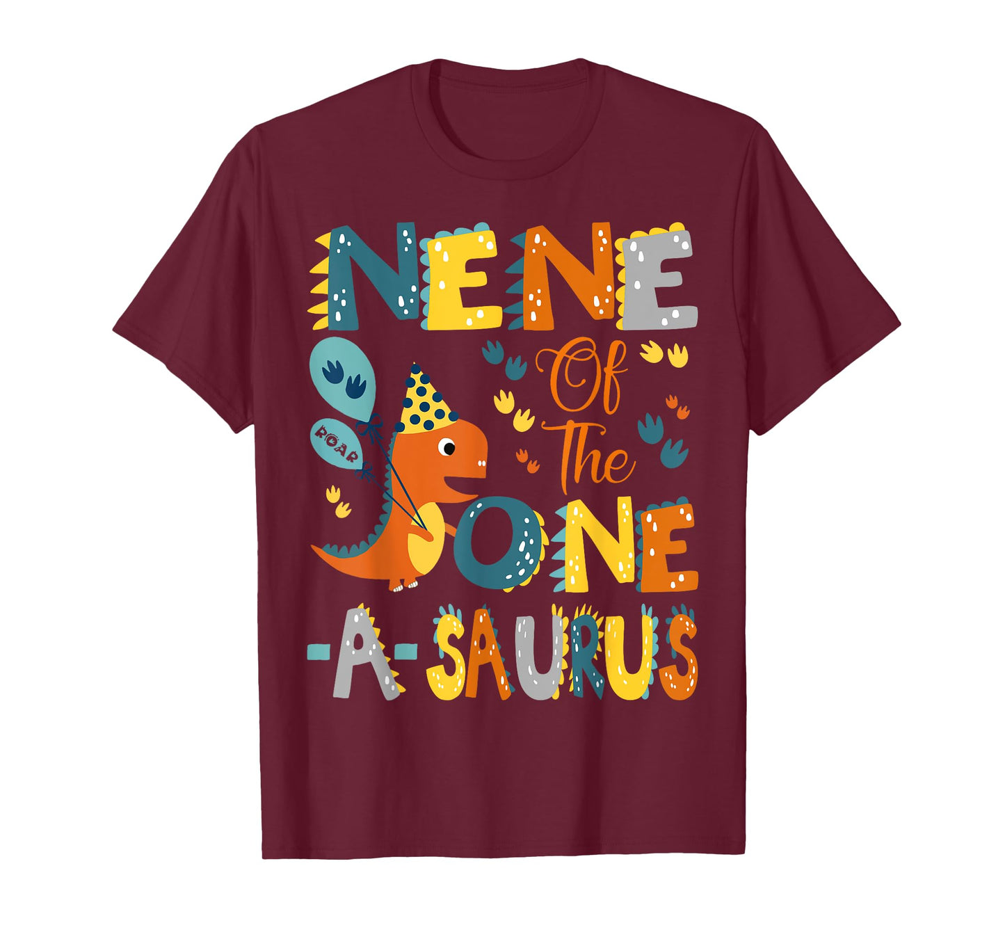 Nene Of The One-A-Saurus 1St Birthday Dinosaur Party T-Shirt