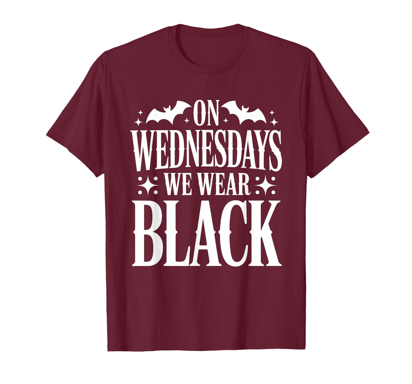 On Wednesdays We Wear Black Halloween Witch Spooky Season T-Shirt