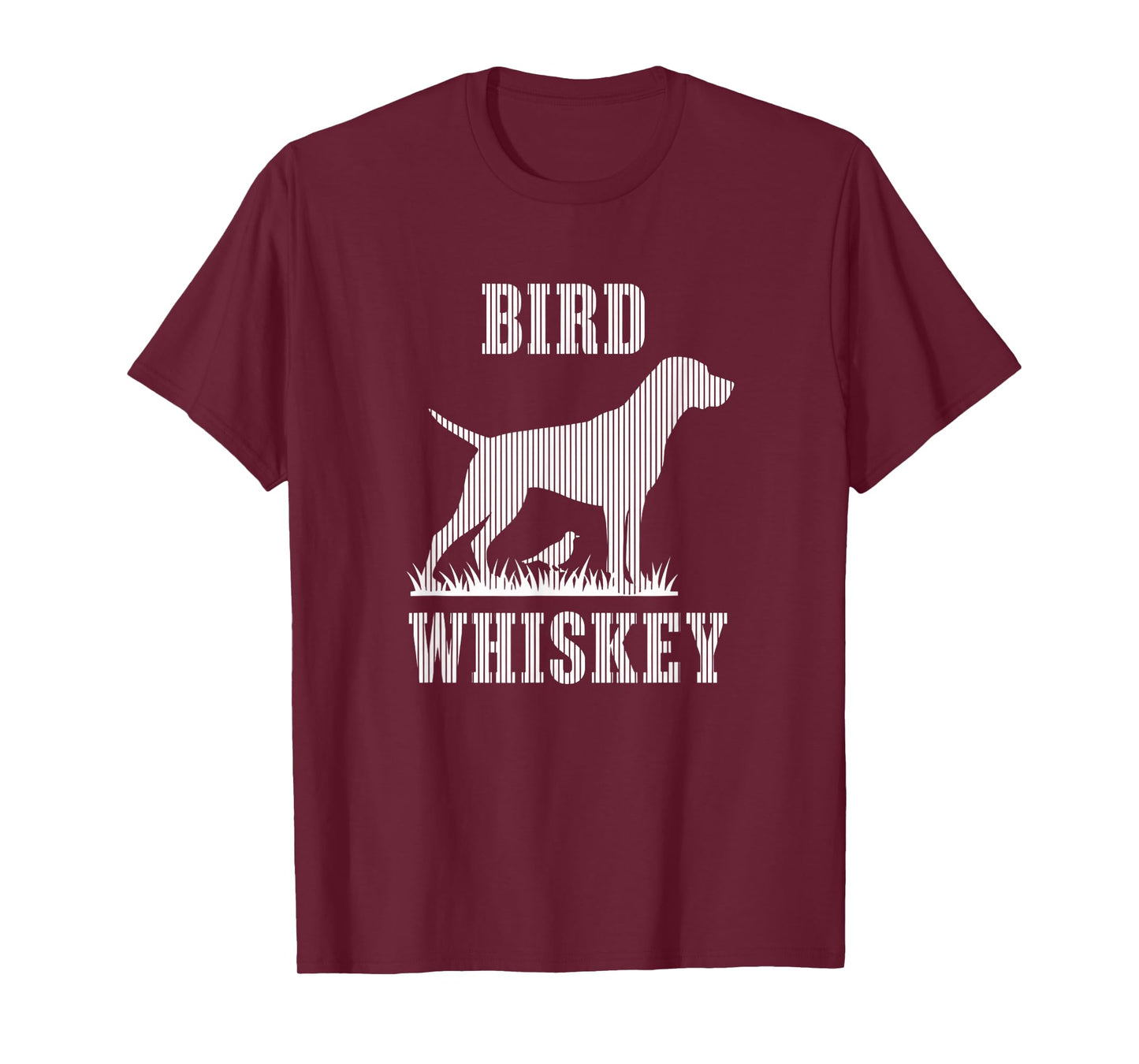 Bird Pointer Dog Bird Whiskey Silhouette T-Shirt