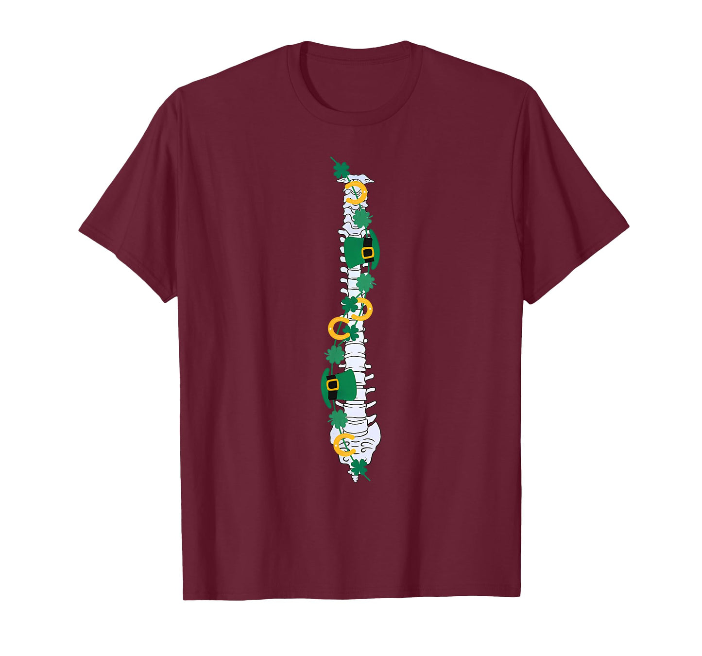 Chiropractor Doctor Patrick's Day Spine Shamrock Chiro Squad T-Shirt