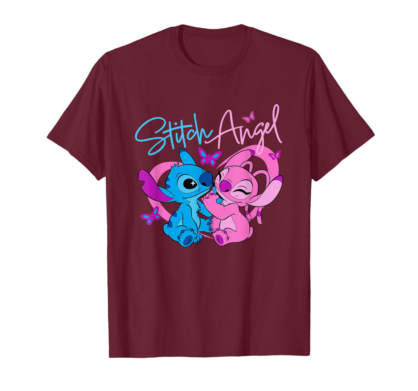 Disney Lilo & Stitch: The Series Angel with Butterflies T-Shirt