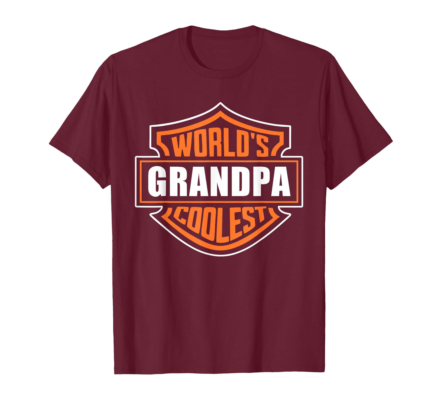 Retro World's Coolest Grandpa Matching Family Reunion Outfit T-Shirt