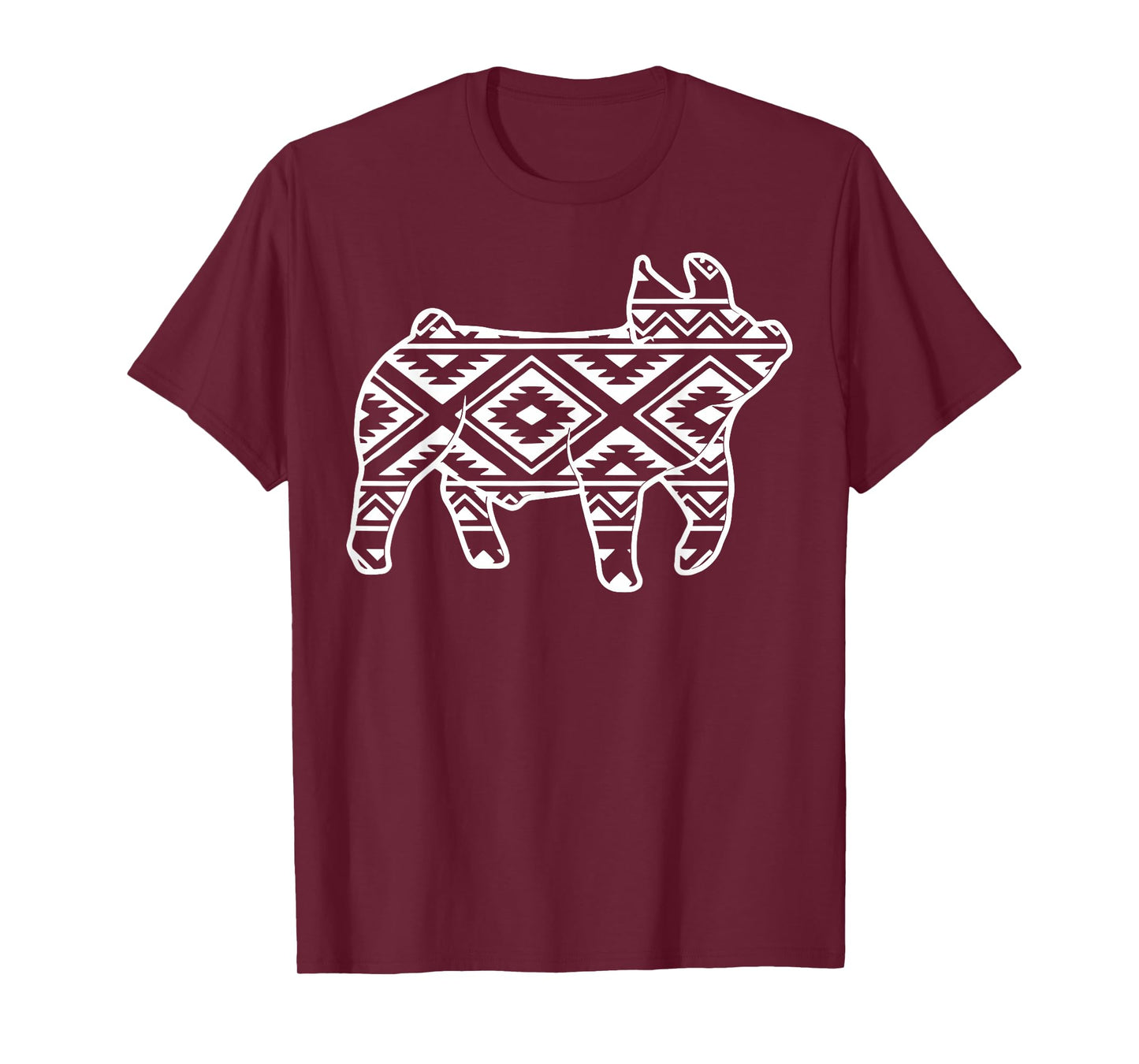 Aztec Show Pig Livestock Pig Breeder Stock Show Mom Pig T-Shirt