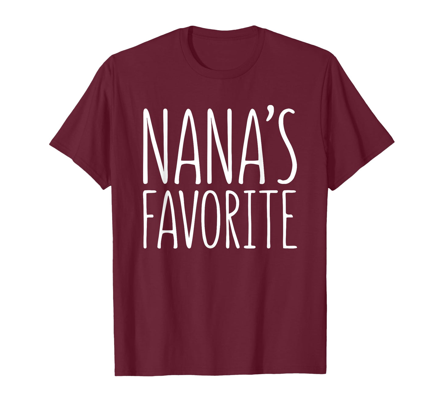 Nana's Favorite Shirt Grandchild Grandson Granddaughter T-Shirt