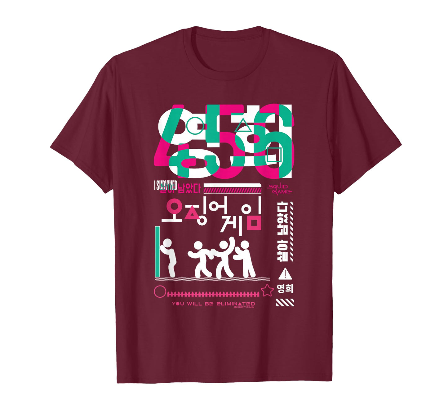 Squid Game You will be Eliminated Officially Licensed T-Shirt