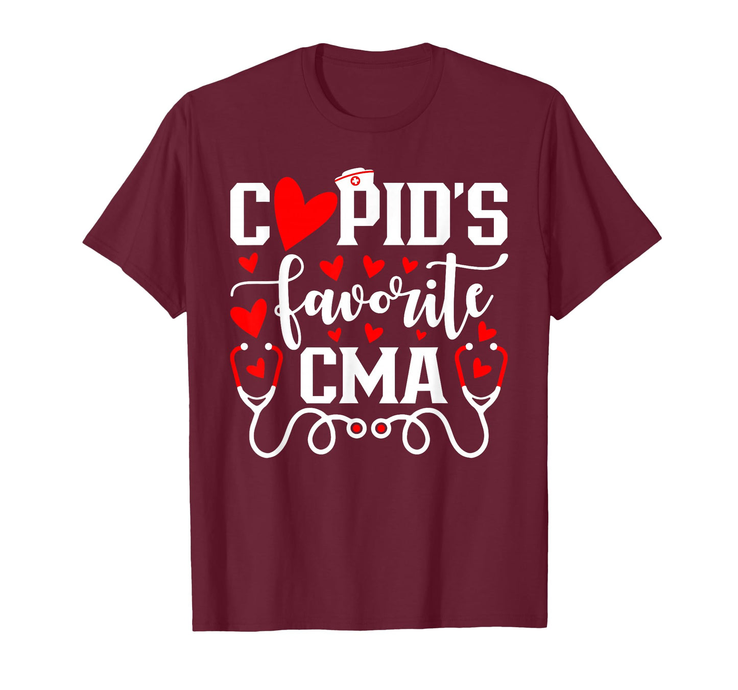 Cupid's Favorite CMA Cute Heart Valentine's Day T-Shirt