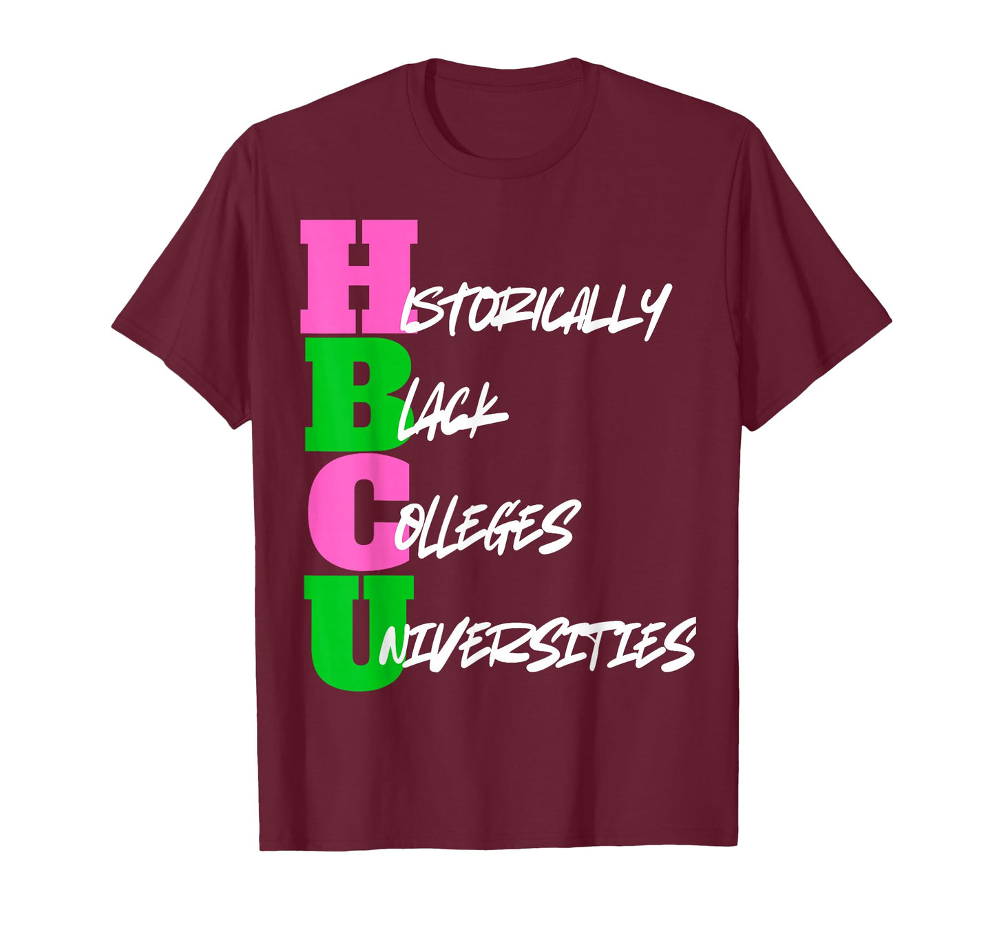 HBCU Pink And Green Historically Black College University T-Shirt