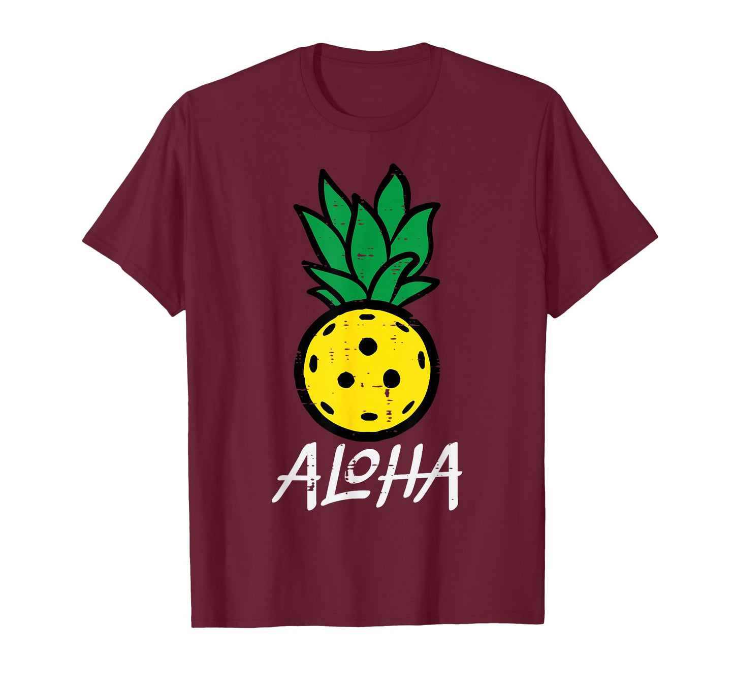 Pickleball Pineapple Aloha Pickle Ball Hawaii Men Women Kids T-Shirt