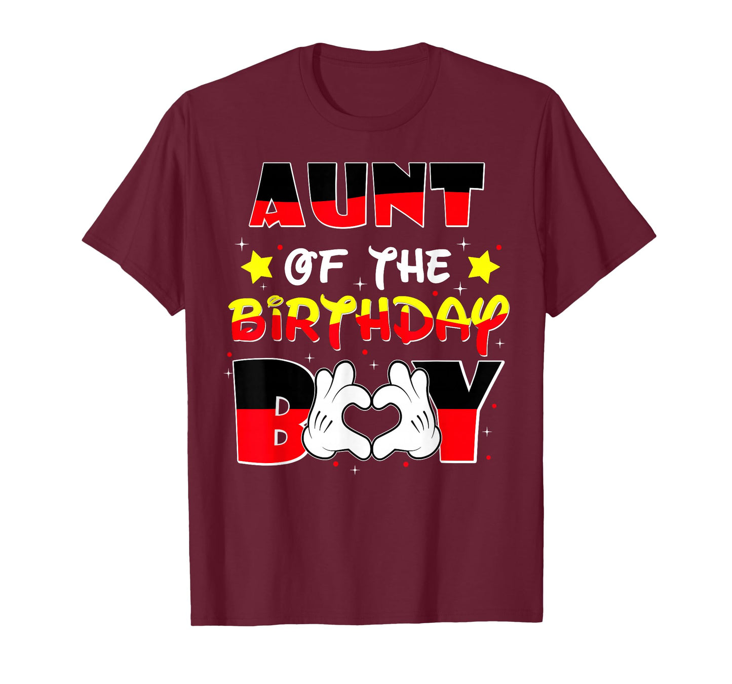 Aunt of The Birthday Boy Shirt Matching Nephew Family Bday T-Shirt