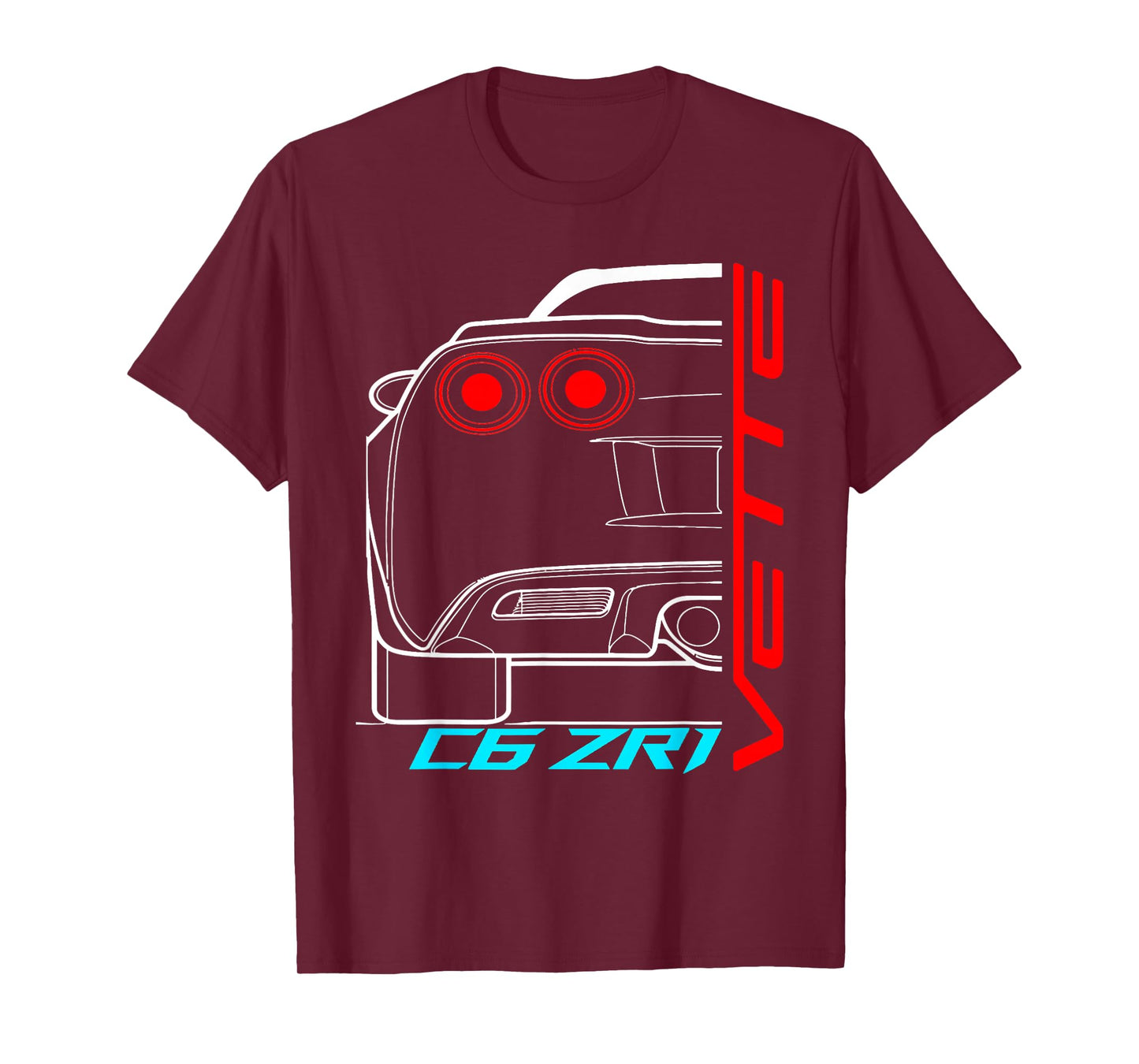 C6 ZR1 Sports Classic Vintage Old Car T-Shirt