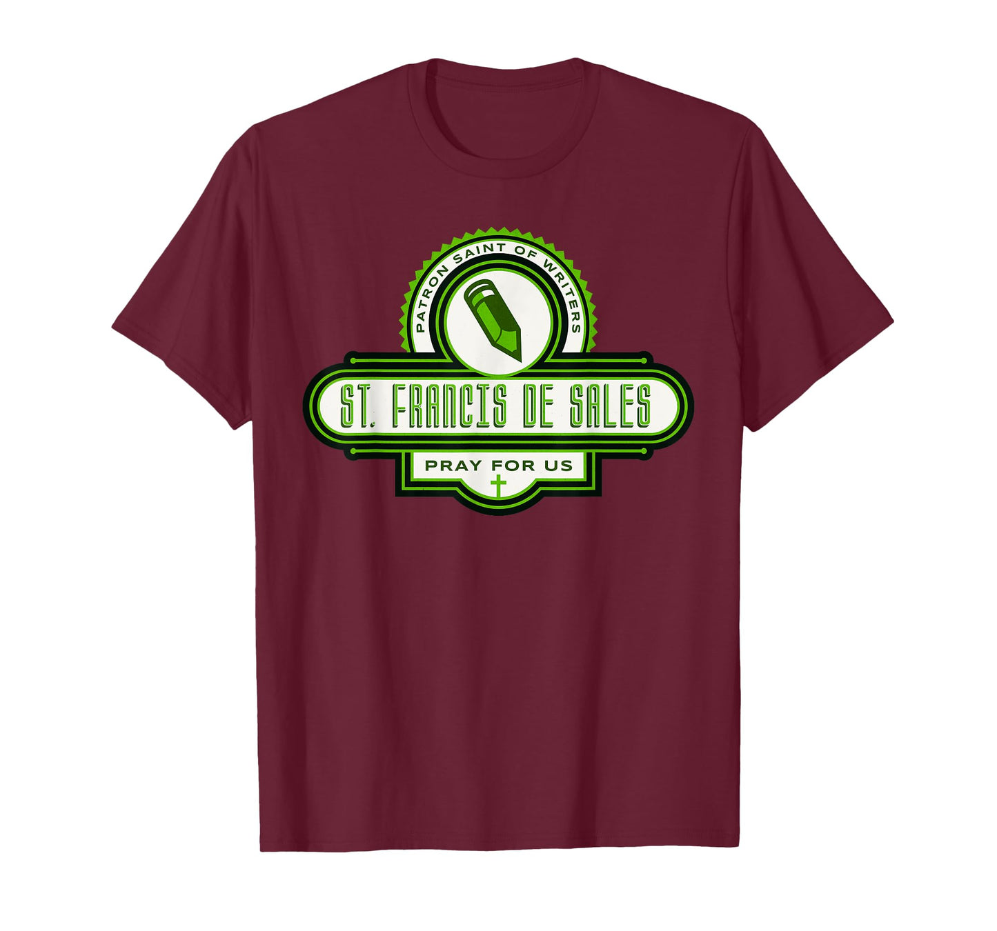 St Francis de Sales Catholic Patron Saint of Writers T-Shirt