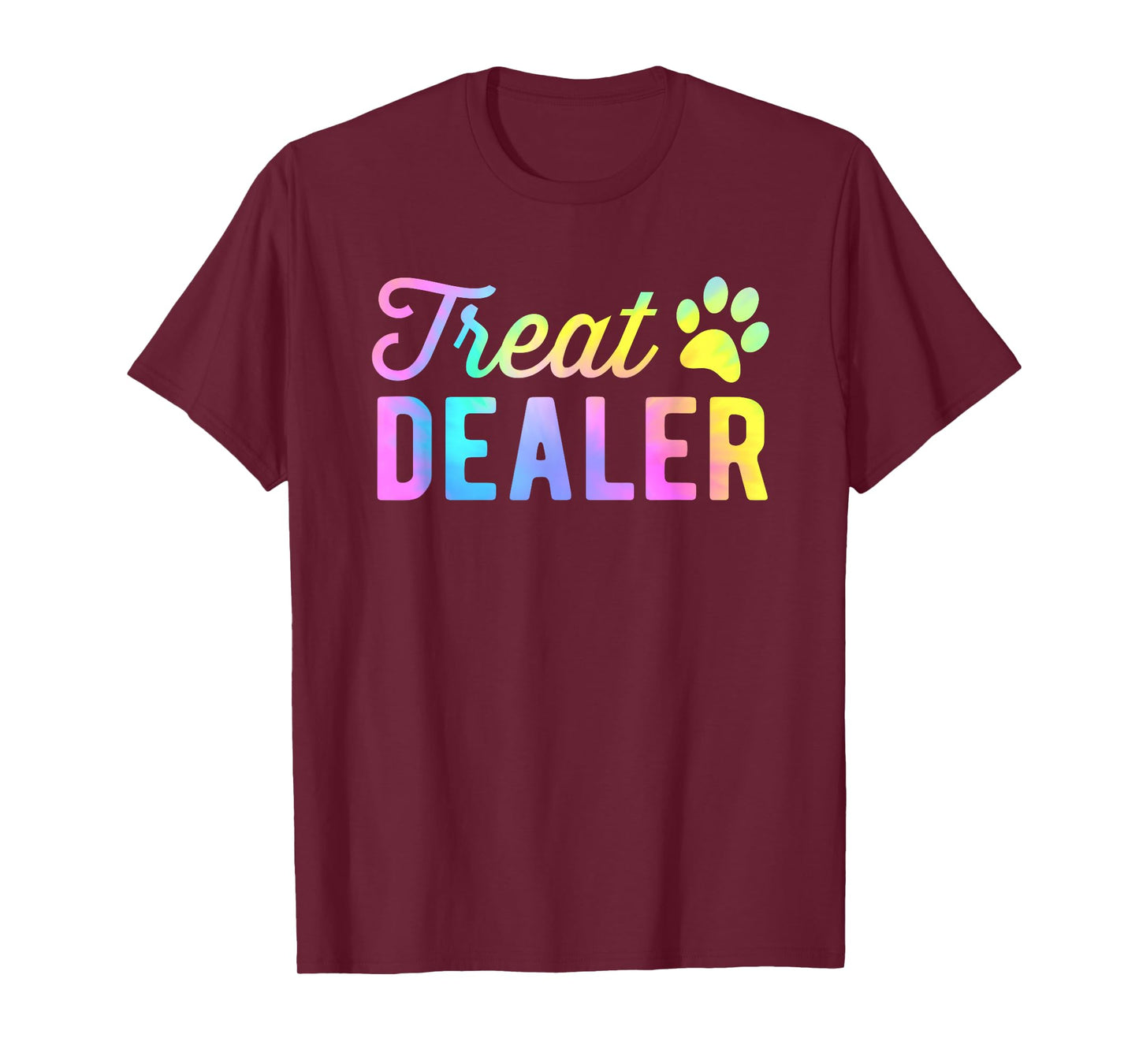 Dog Treat Dealer Dog Owner Dog Treats Tie Dye Dog Lover T-Shirt