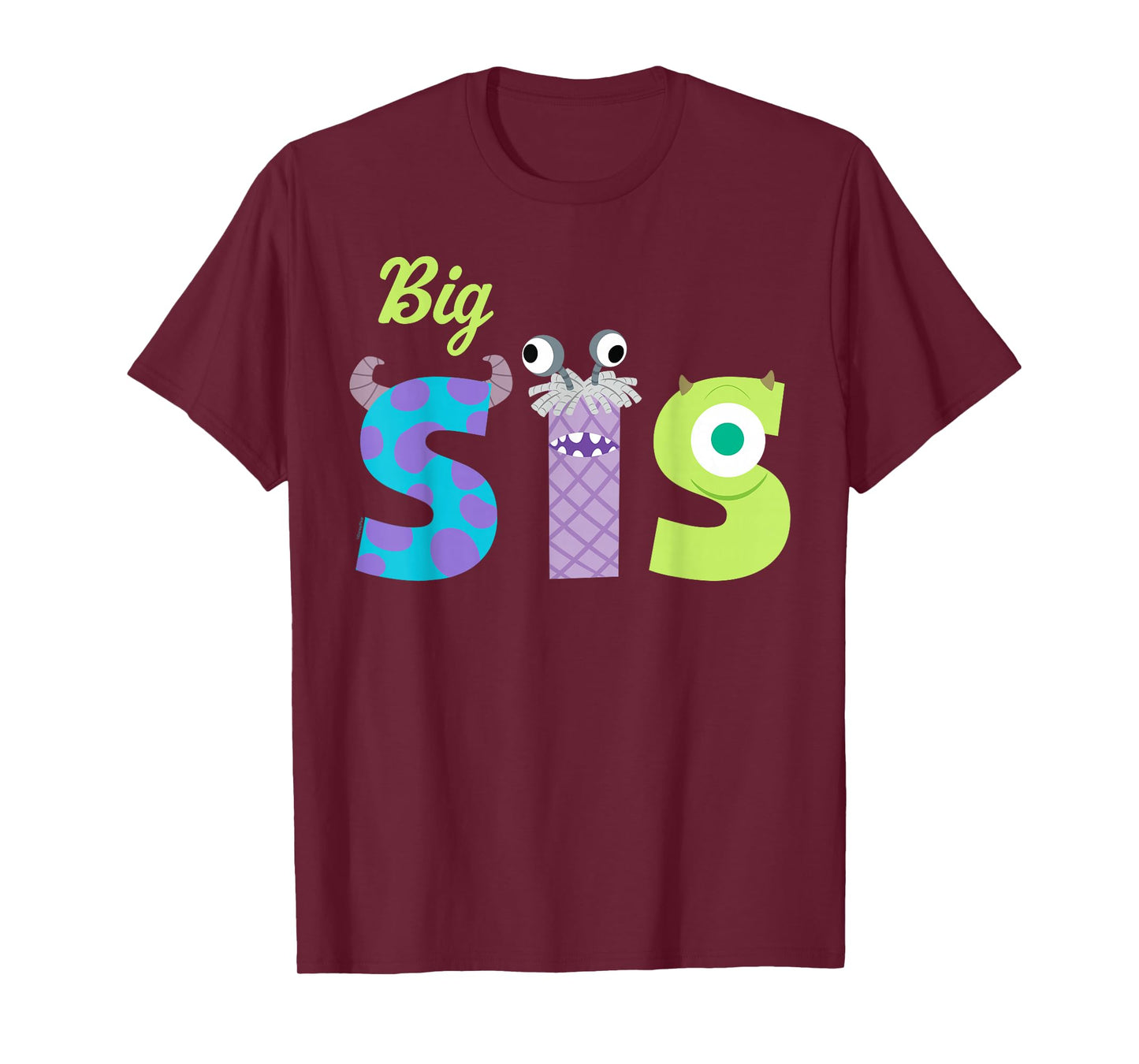 Disney & Pixar's Monsters, Inc. Big Sis Sister Family Trip T-Shirt