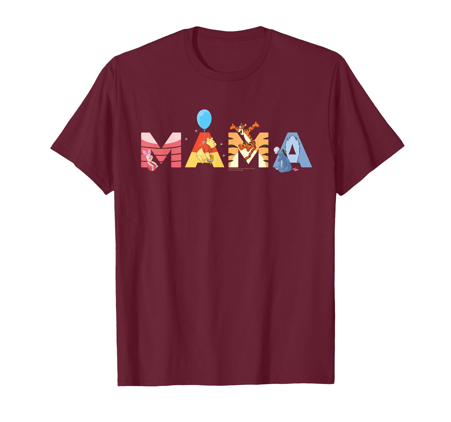 Disney Winnie the Pooh & Friends Mama Mother's Day Birthday T-Shirt