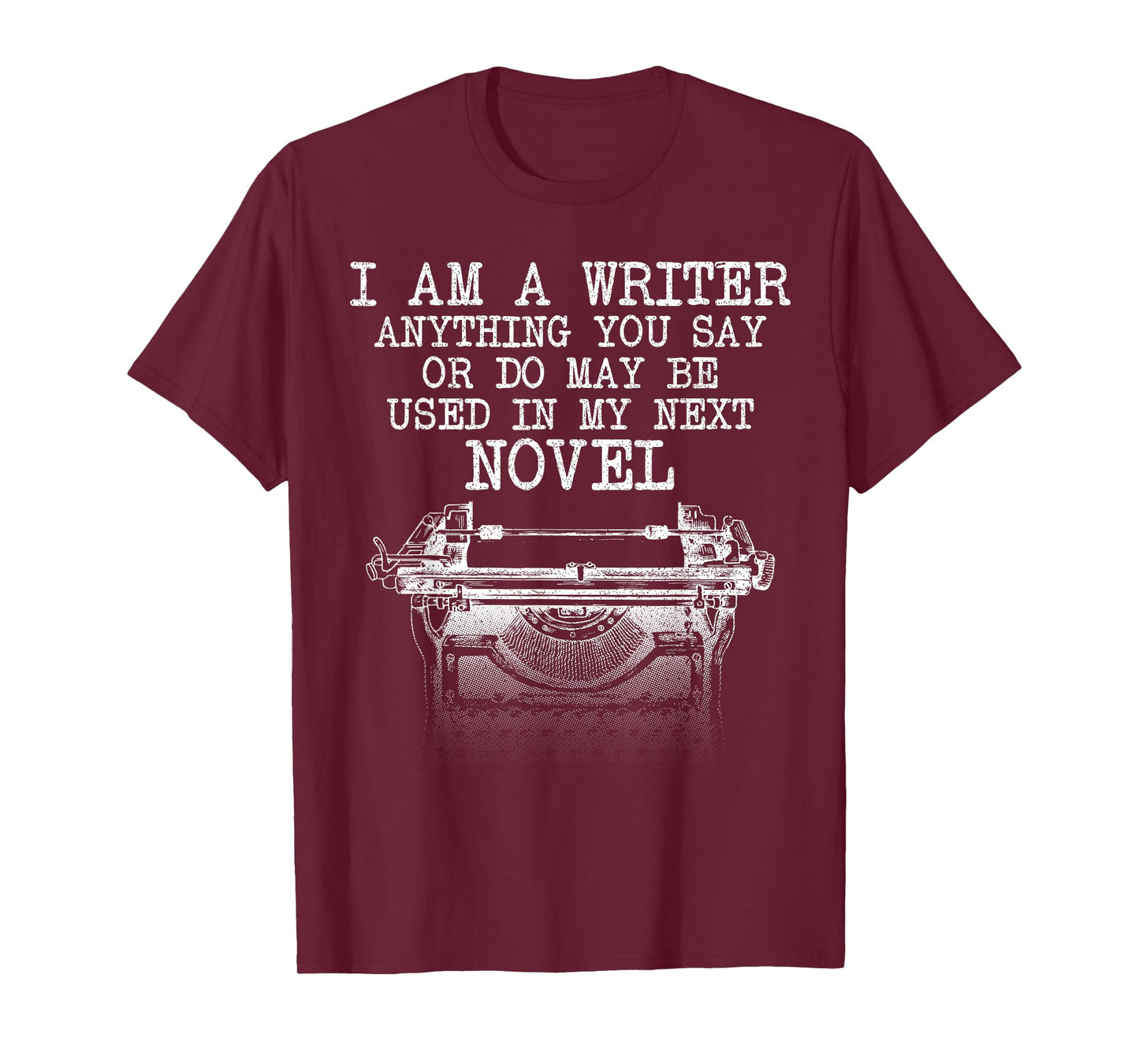 Funny Book Writer Gift Author Accessories & Stuff Cool Writer Art For Men Women Novel Author Writing Novelist T-Shirt
