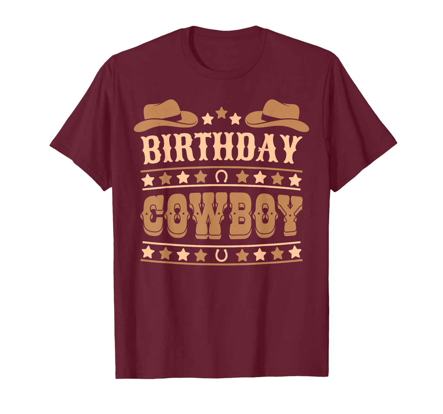 Birthday Cowboy Outfit Cute Western Bday Boys Kids Birthday T-Shirt