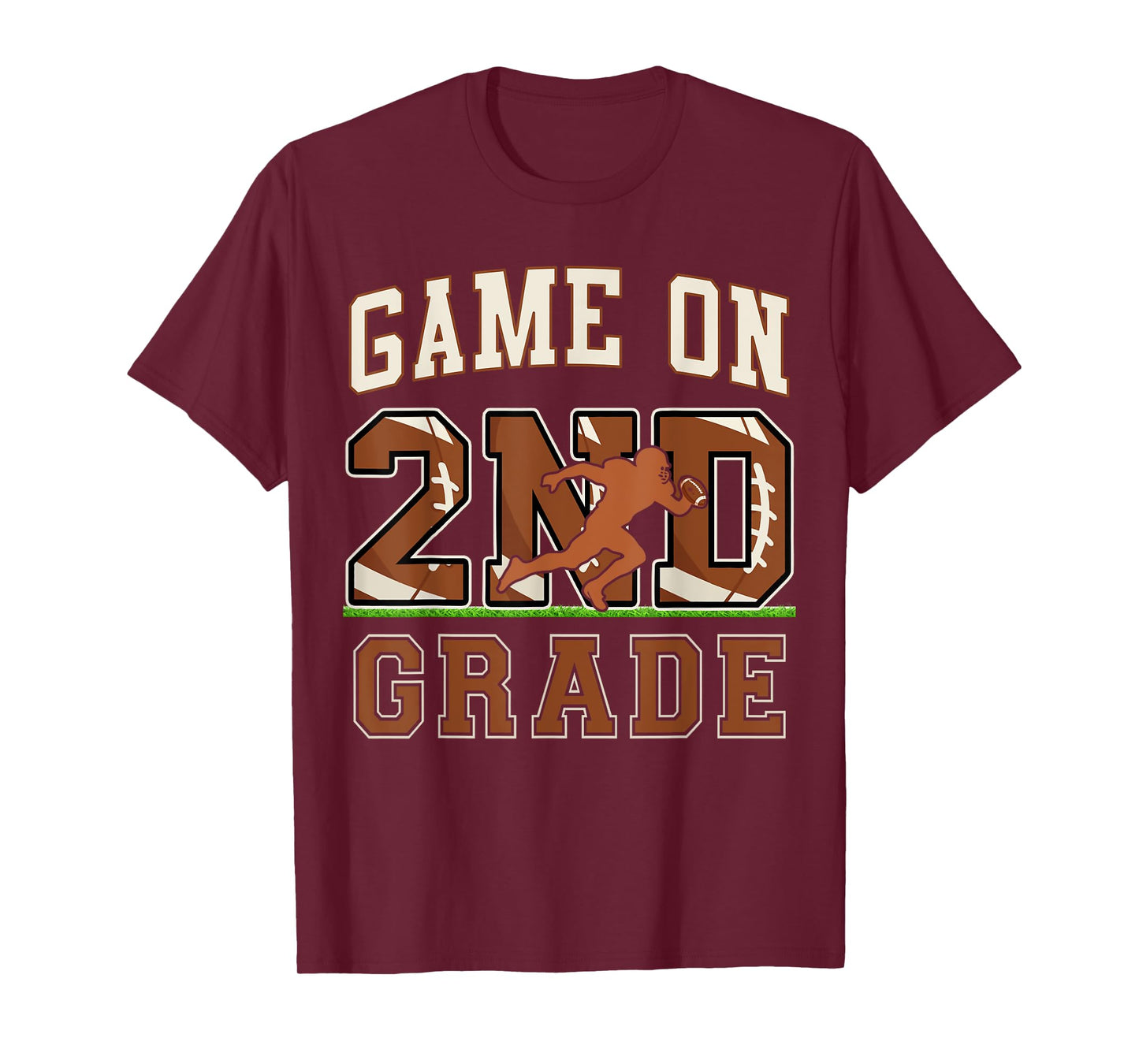 First Day of 2nd Grade Boys Football Game On Second Grade T-Shirt