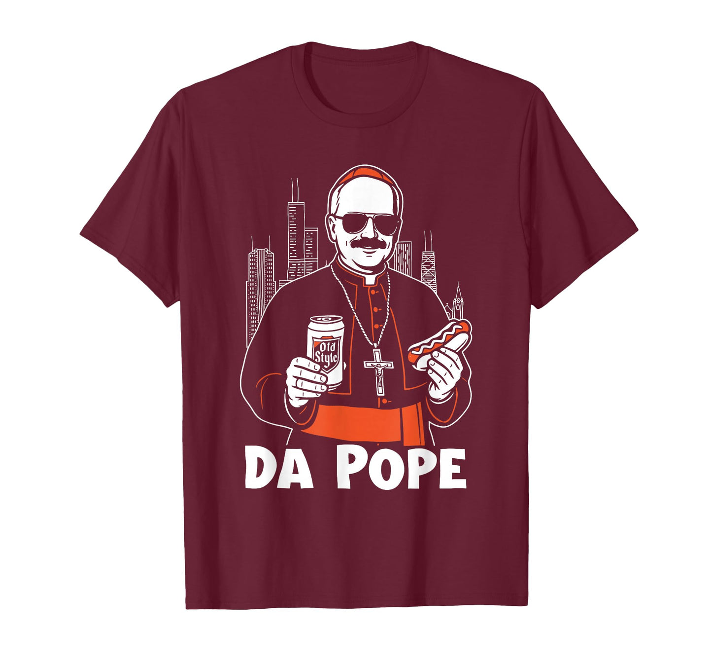 Da Pope From America Chicago Pope Leo XIV Provost T-Shirt