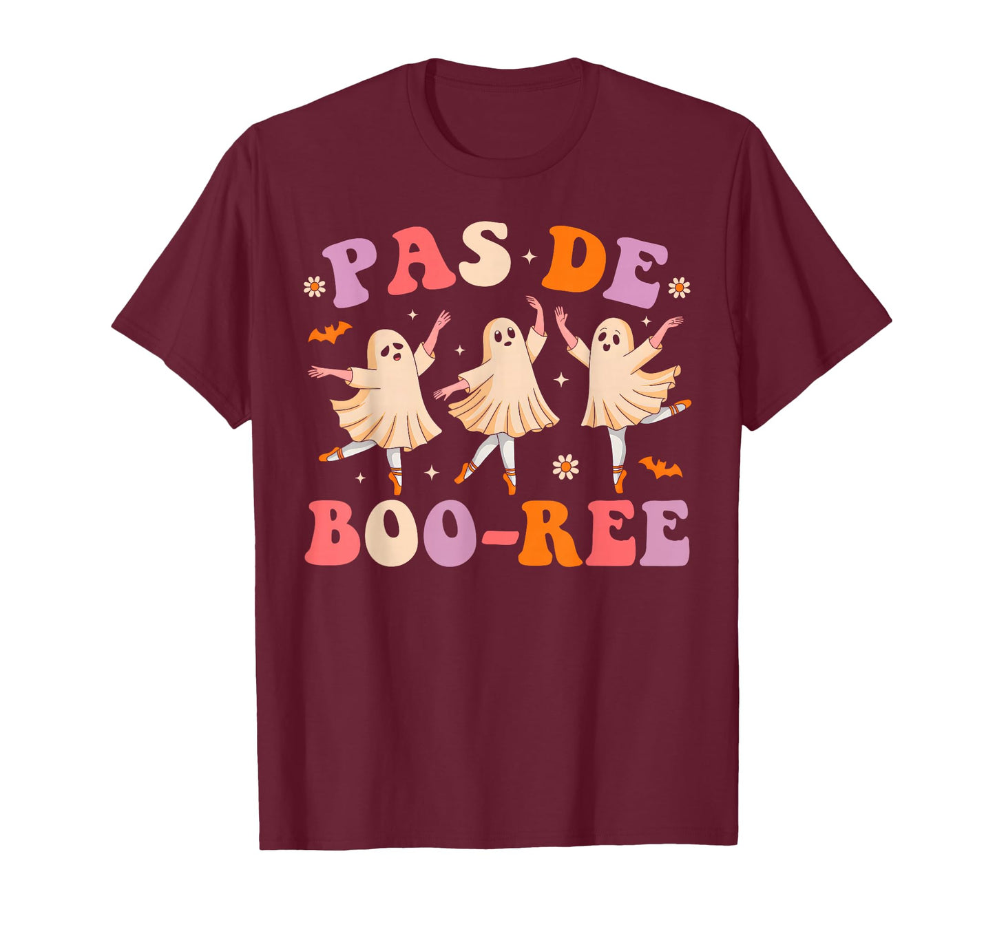 Pas de BOO-rée Ballet Ghost Dancer Dance Teacher Halloween T-Shirt