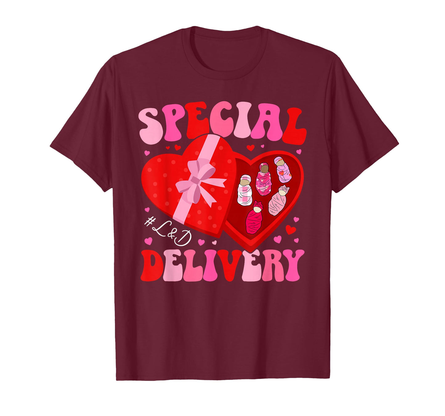 L&D Nurse Valentines Day Labor and Delivery Nurse Valentine T-Shirt