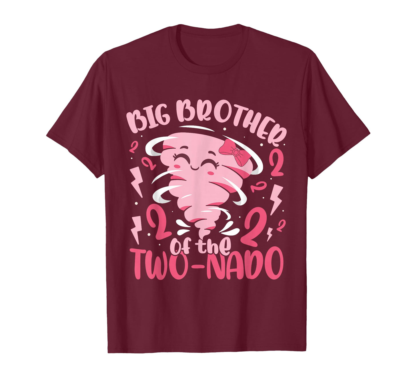 Big Brother of the Two-nado Tornado Theme 2nd Birthday Party T-Shirt