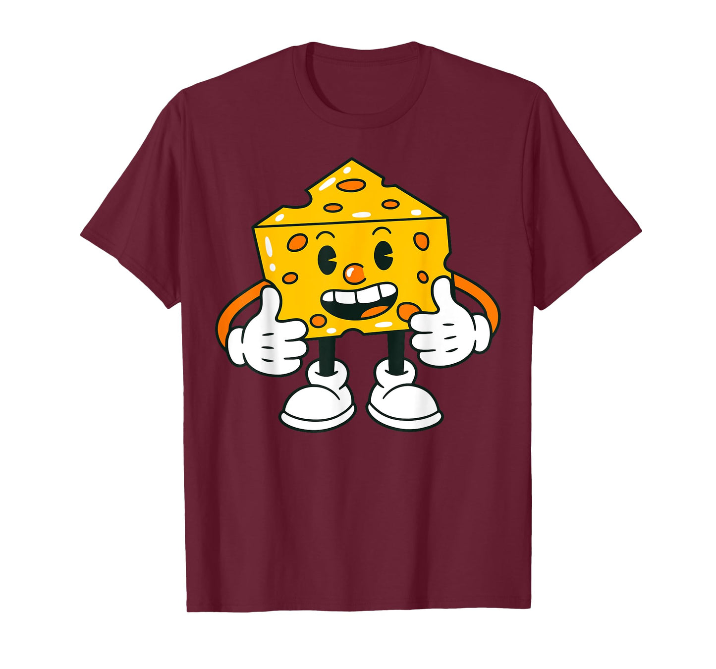 Funny Cartoon Cheese for Youth Toddler Kids Boys Girls T-Shirt