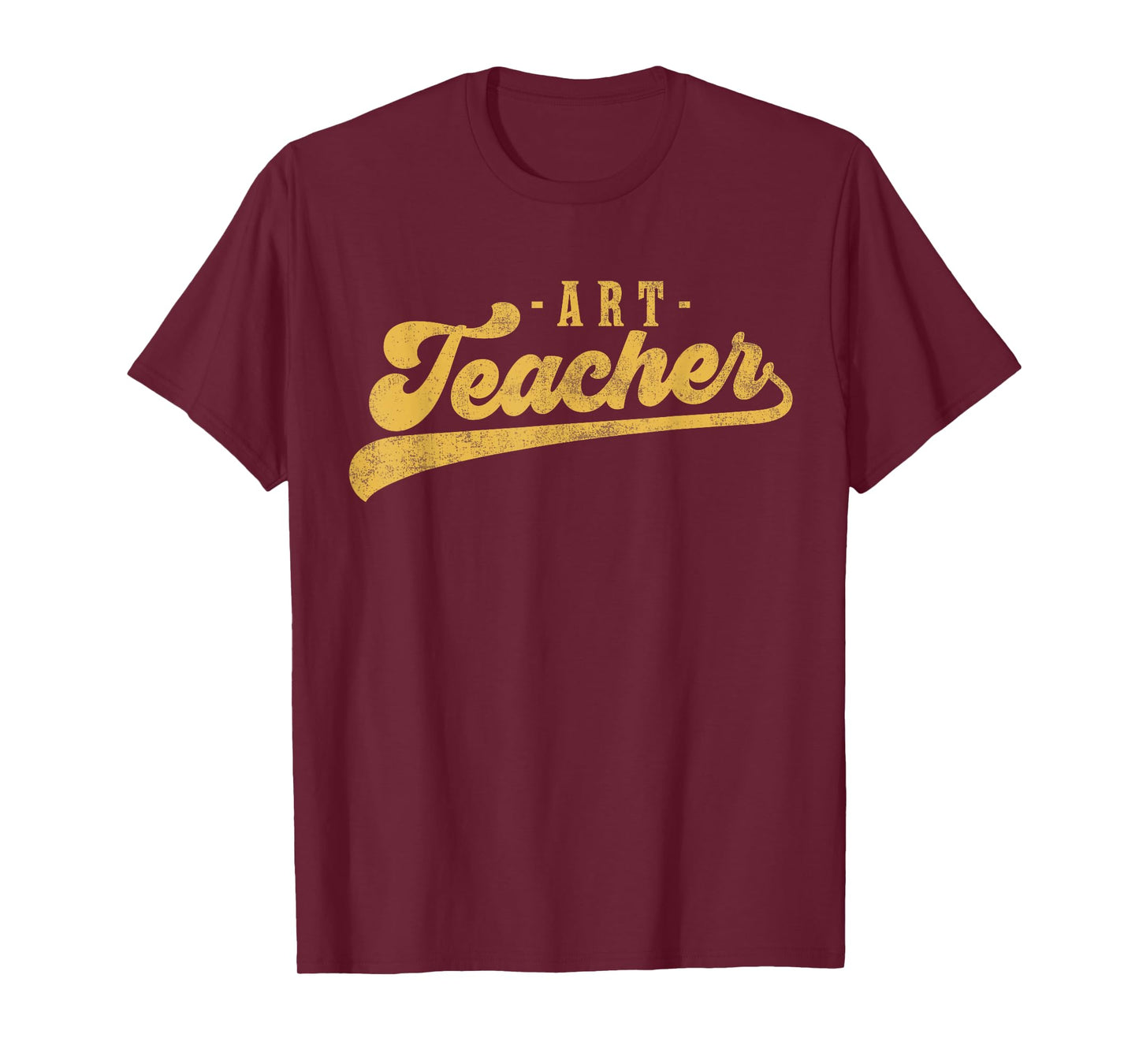 Art Teacher Men Women Cute Vintage Graphic Art Teacher T-Shirt