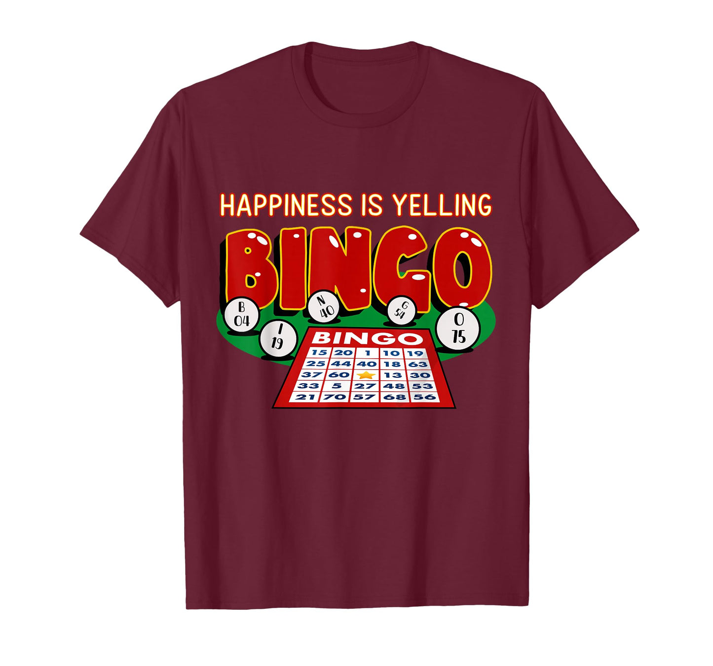 Bingo Happiness Funny Bingo Outfit T-Shirt